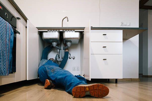 Professional Drain Cleaning technician working in Six Mile, SC